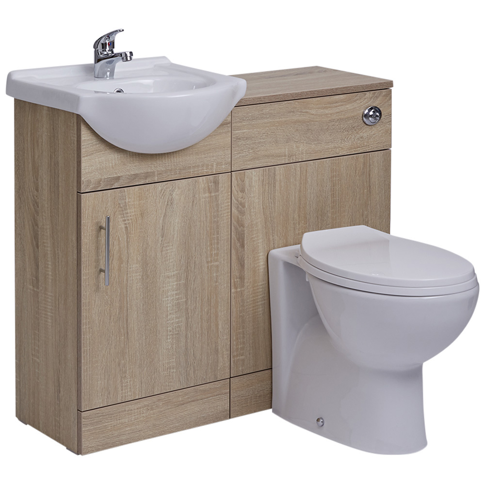 Meuble-lavabo & Toilette WC 41x78x30cm Classic Oak
