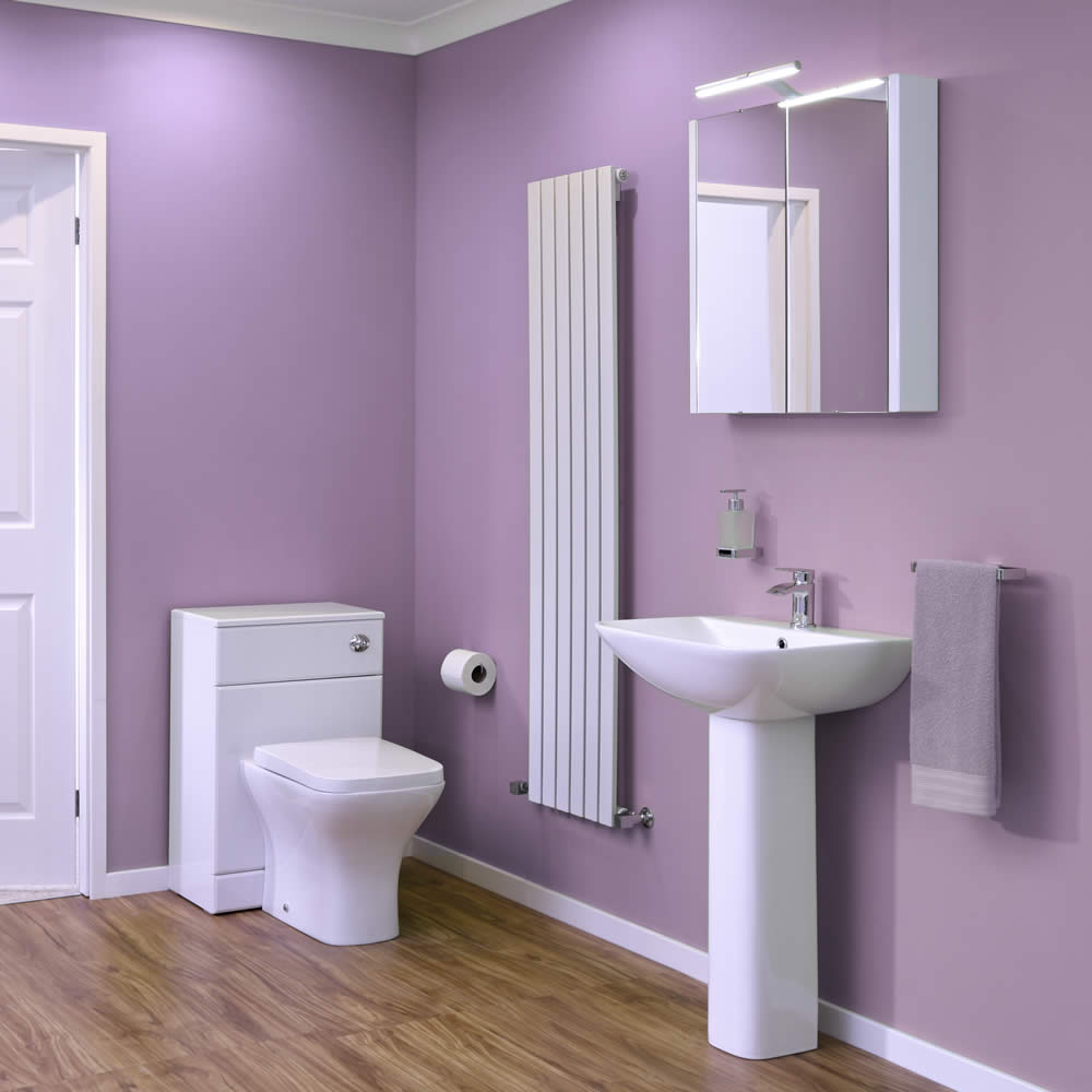Lavabo sur pied 55cm & WC Harrison