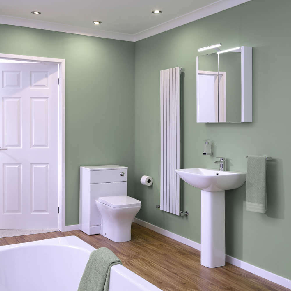 Ensemble Baignoire 170x70cm Lavabo & WC Moderne Harrison