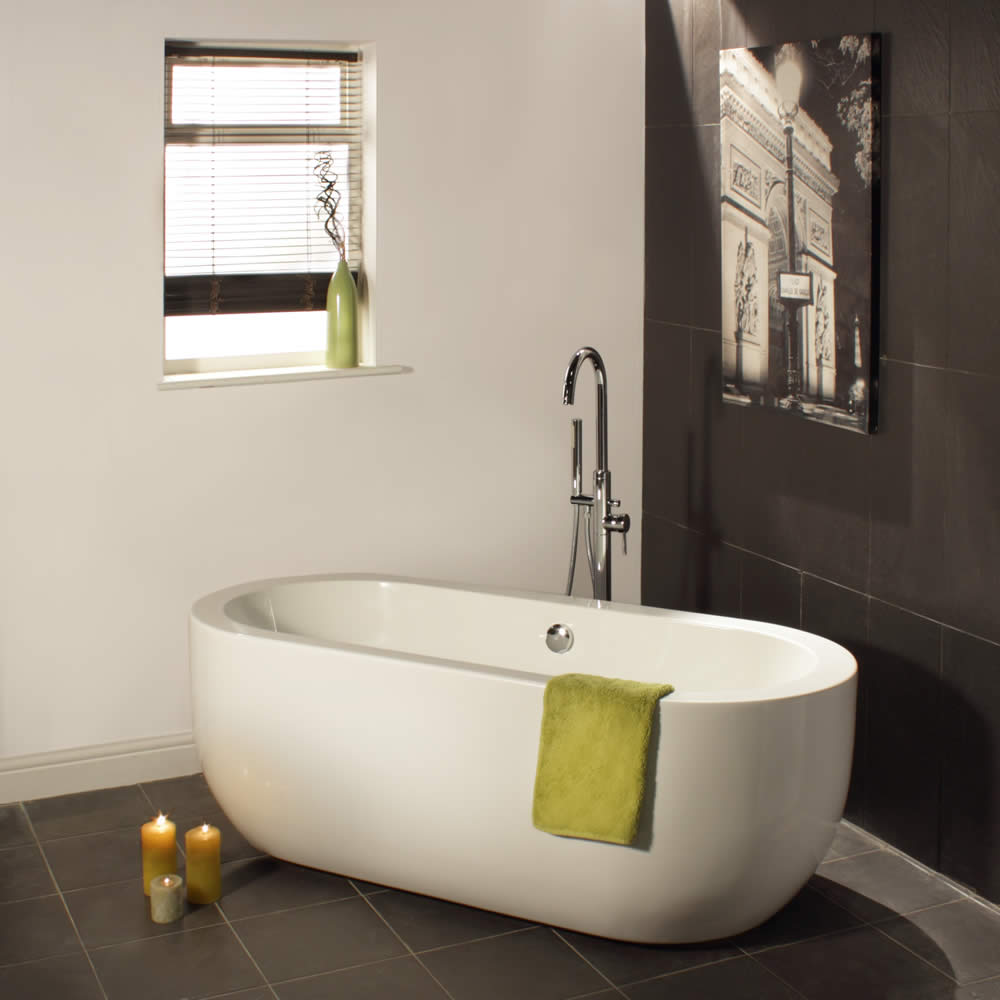 Baignoire îlot ovale 78.5 x 180cm