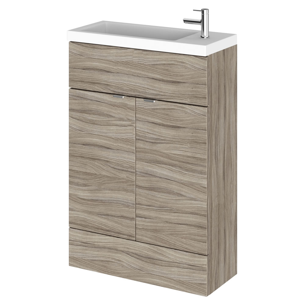 Meuble-lavabo wengé 60 x 86.4 x 35.5cm