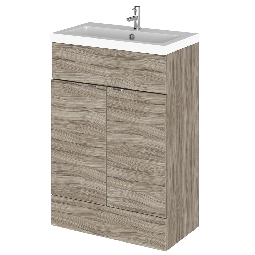 Meuble-lavabo wengé 60 x 86.4 x 35.5cm