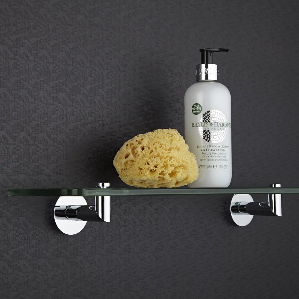 Tablette salle de bain 12x50cm Parade