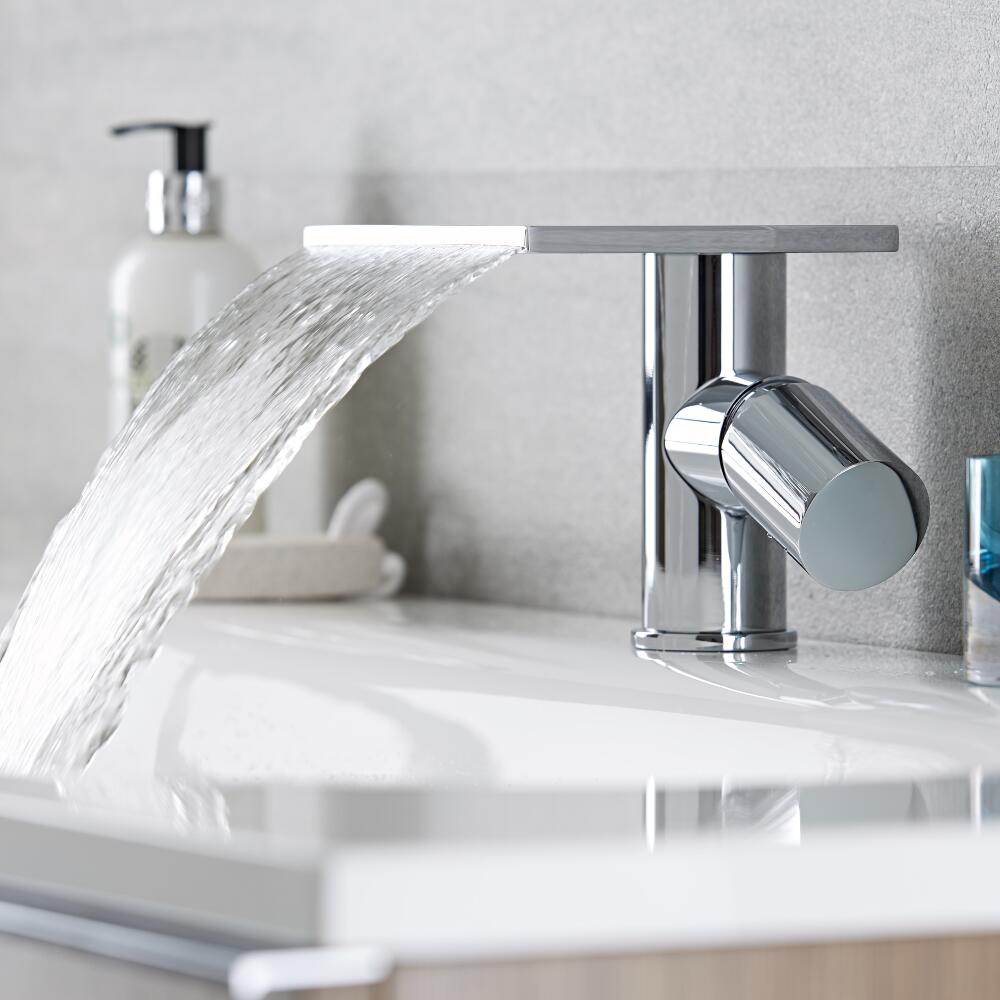 Mitigeur Lavabo Cascade Commande Ronde