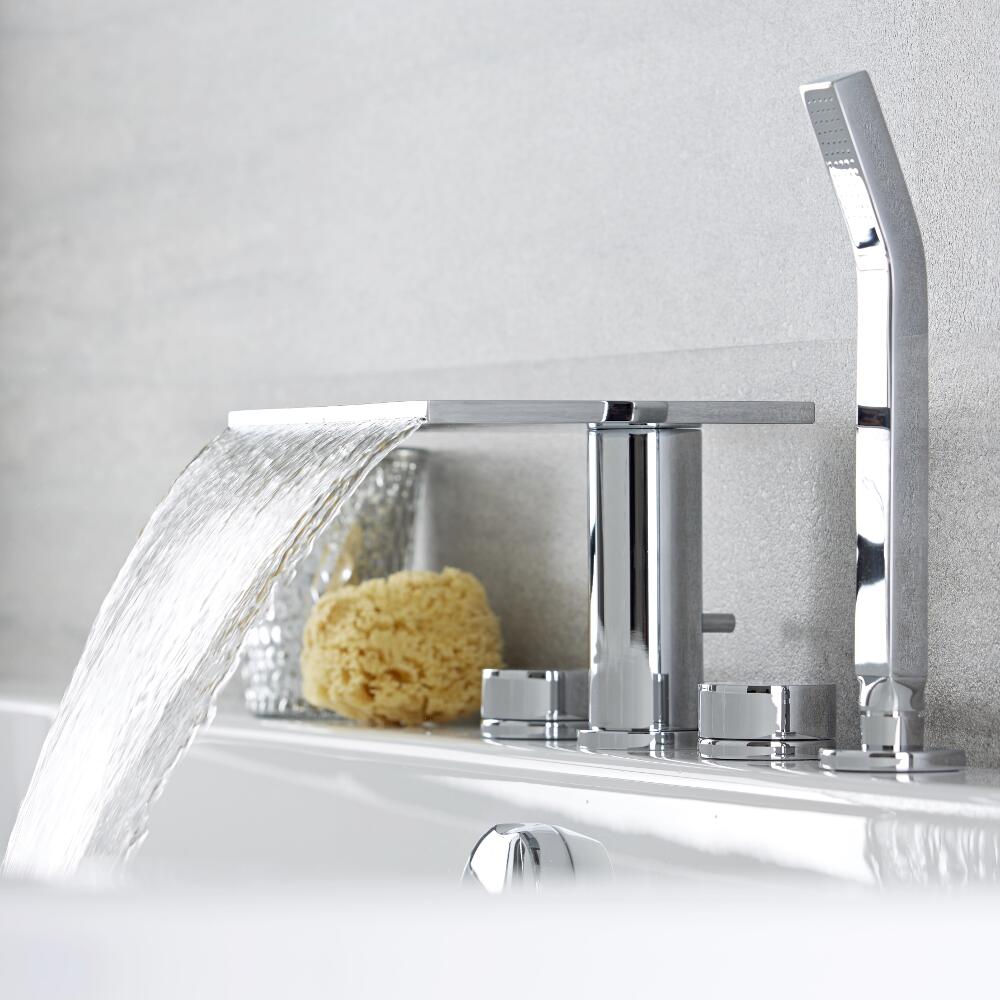 Robinet baignoire avec douchette Cascade