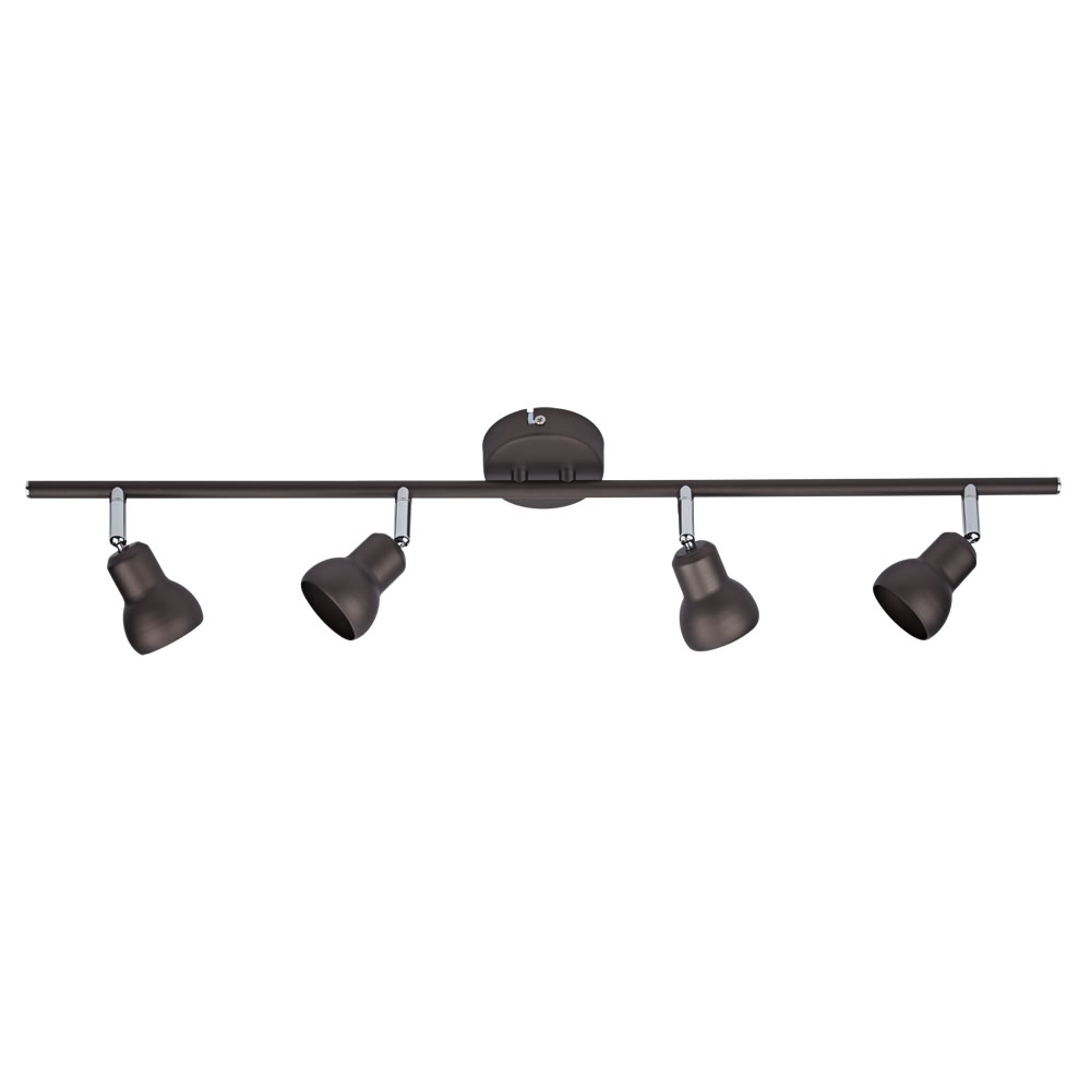Biard Spot LED sur rail 4 x GU10 Brooklyn