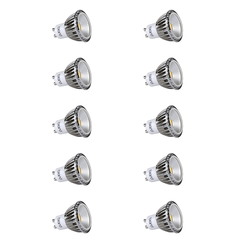 Biard Lot de 10 Ampoules spot LED Dimmables 5W GU10