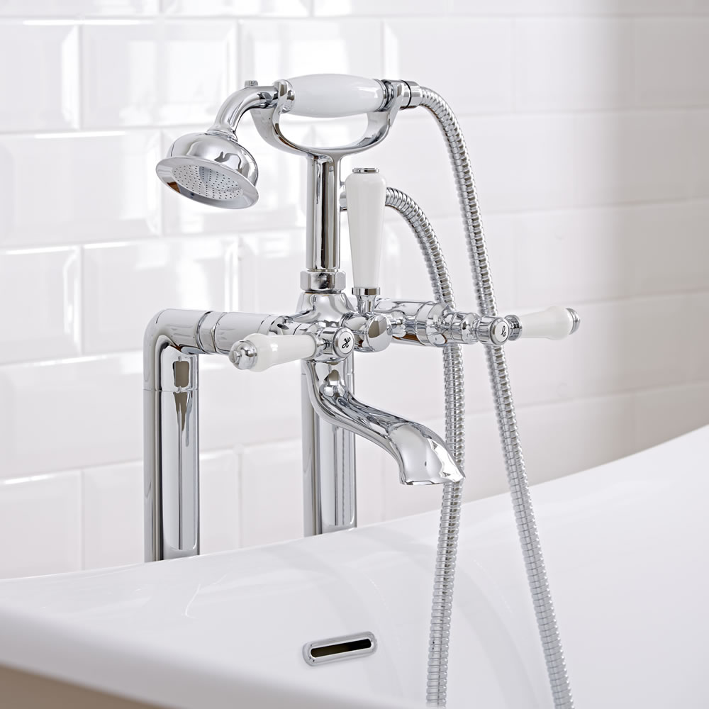 Robinet bain douche Rétro en îlot