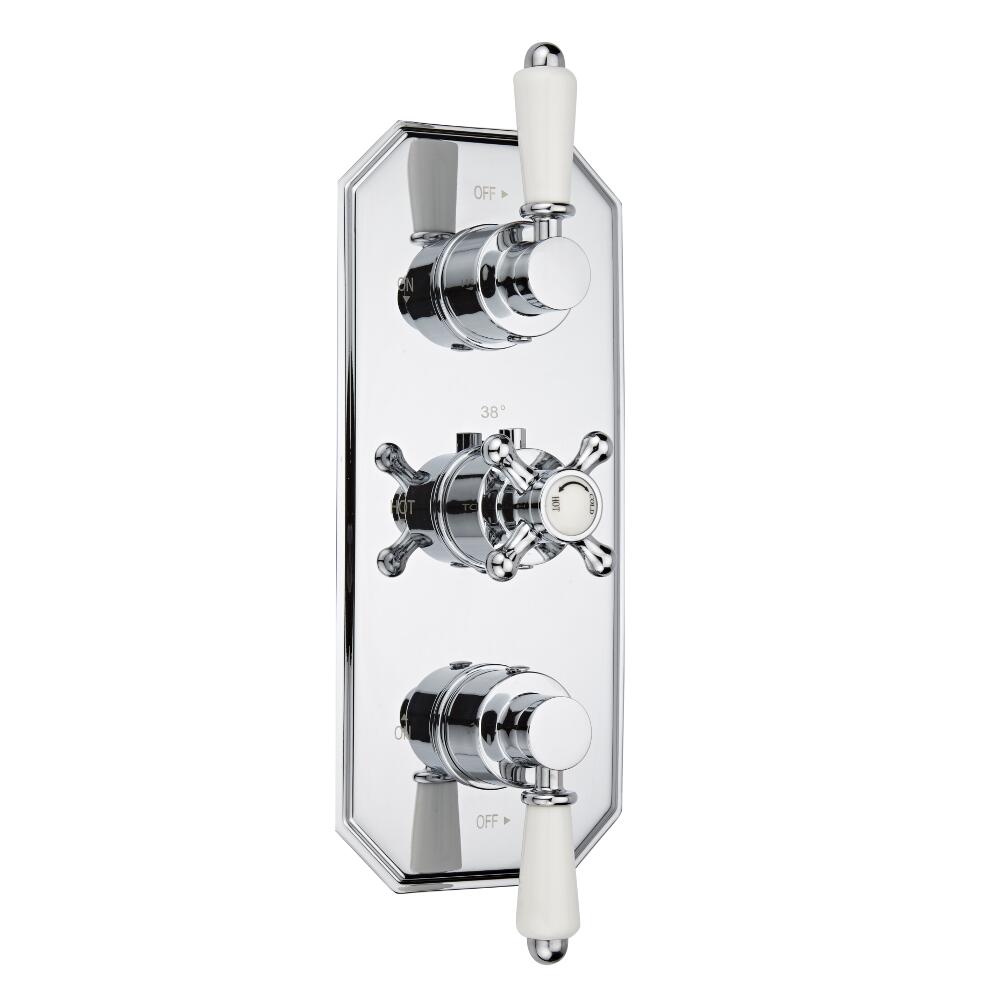 Mitigeur Douche thermostatique encastrable Rétro Victoria 2 Fonctions Simultanées