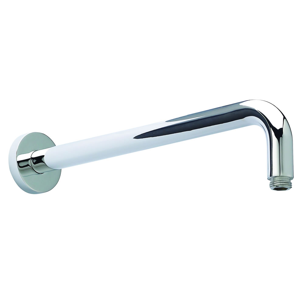 Bras pour pomme de douche 32cm en laiton massif chromé