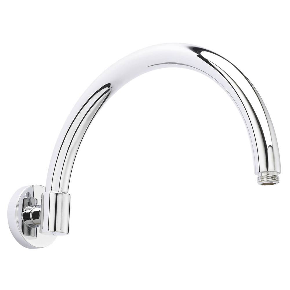Bras pour pomme de douche 31cm en Arc de Cercle