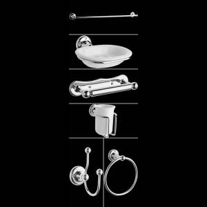 Pack de 6 accessoires de salle de bain Rétro