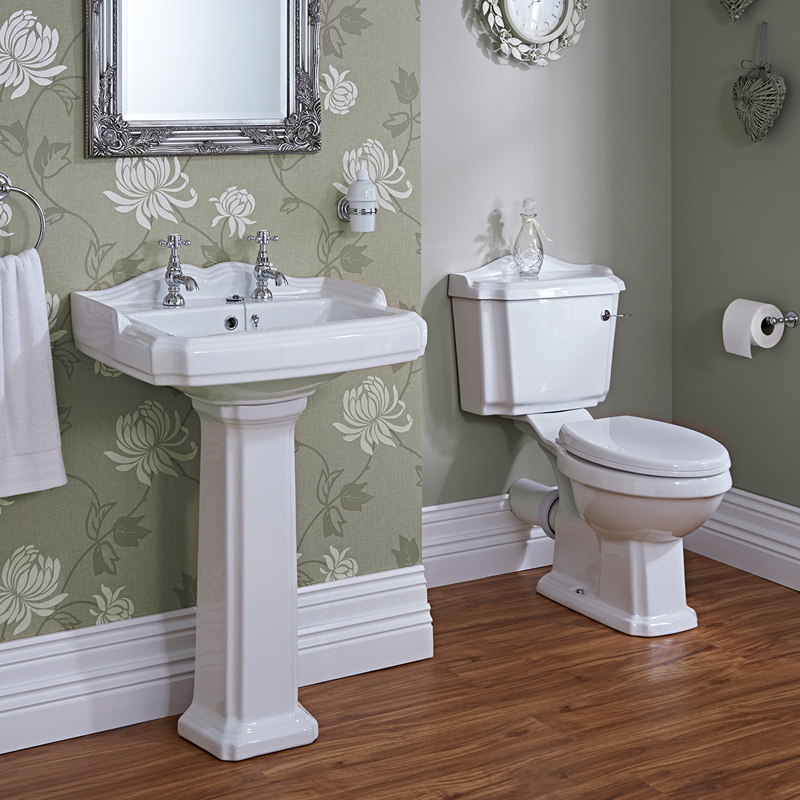 Lavabo 58cm & WC Rétro Legend
