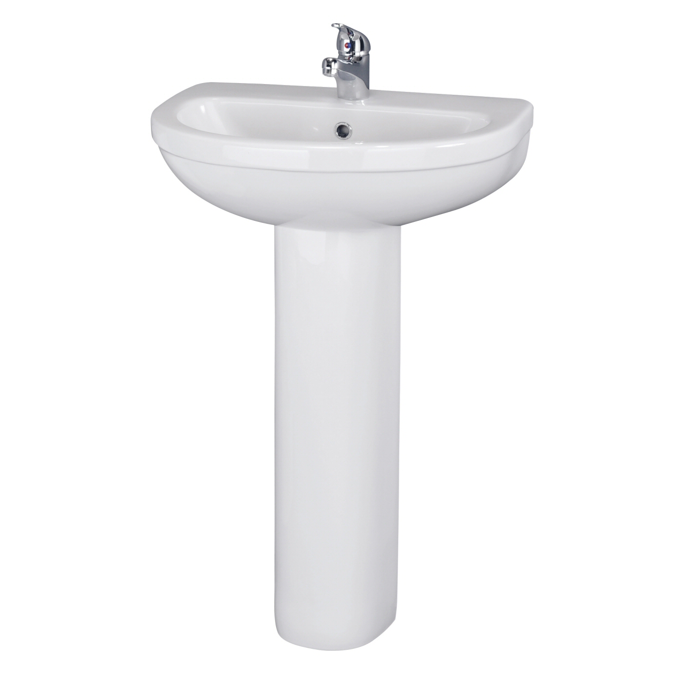 Lavabo sur colonne 55cm Ivo