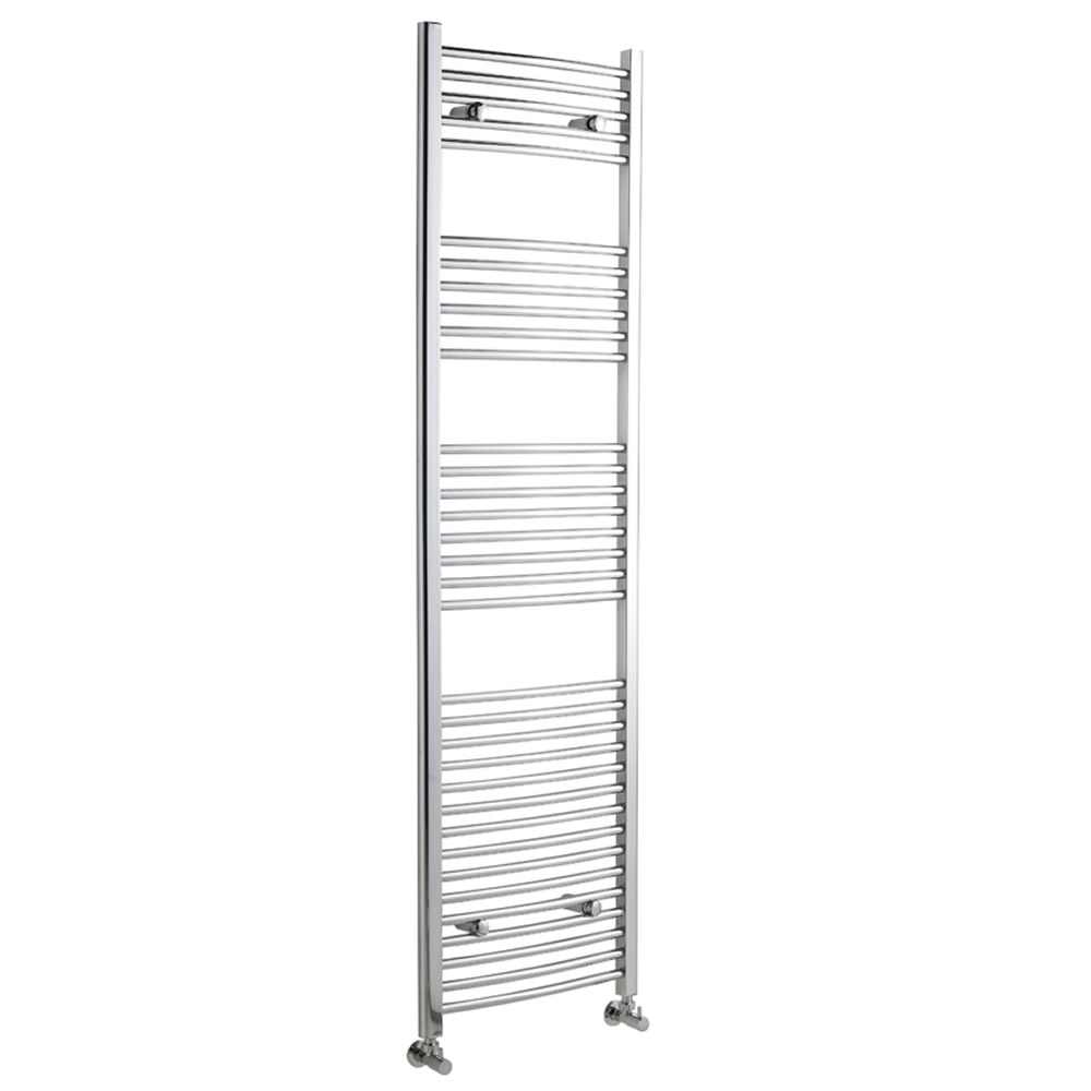 Hudson Reed Sèche-Serviettes Incurvé Chromé Ischia 180cm x 50cm x 4,2cm 669 Watts