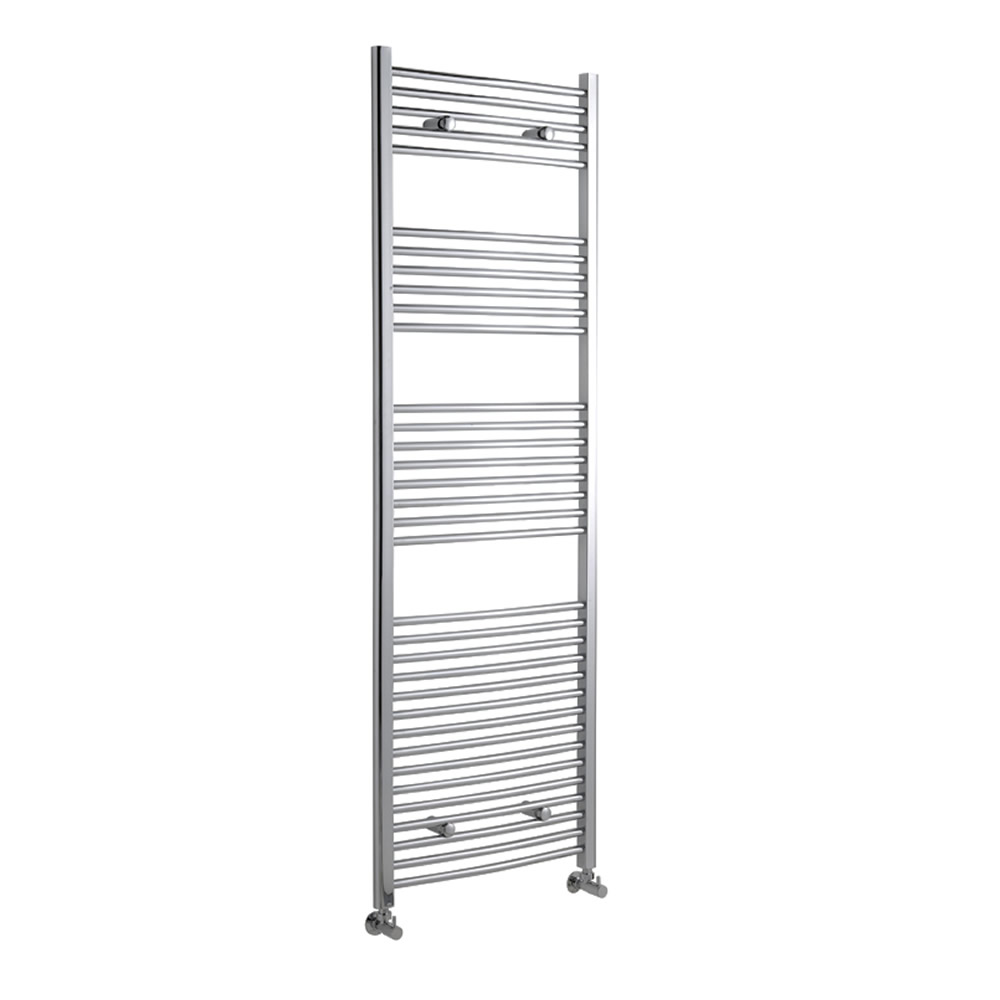 Hudson Reed Sèche-Serviettes Incurvé Chromé Ischia 180cm x 60cm x 5cm 669 Watts