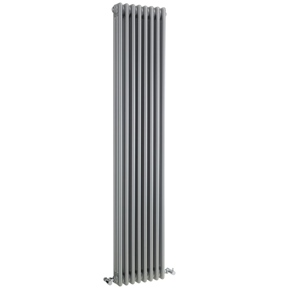 Radiateur Vertical Style Fonte Argent Windsor 180cm x 38,1cm x 10cm 1558 Watts