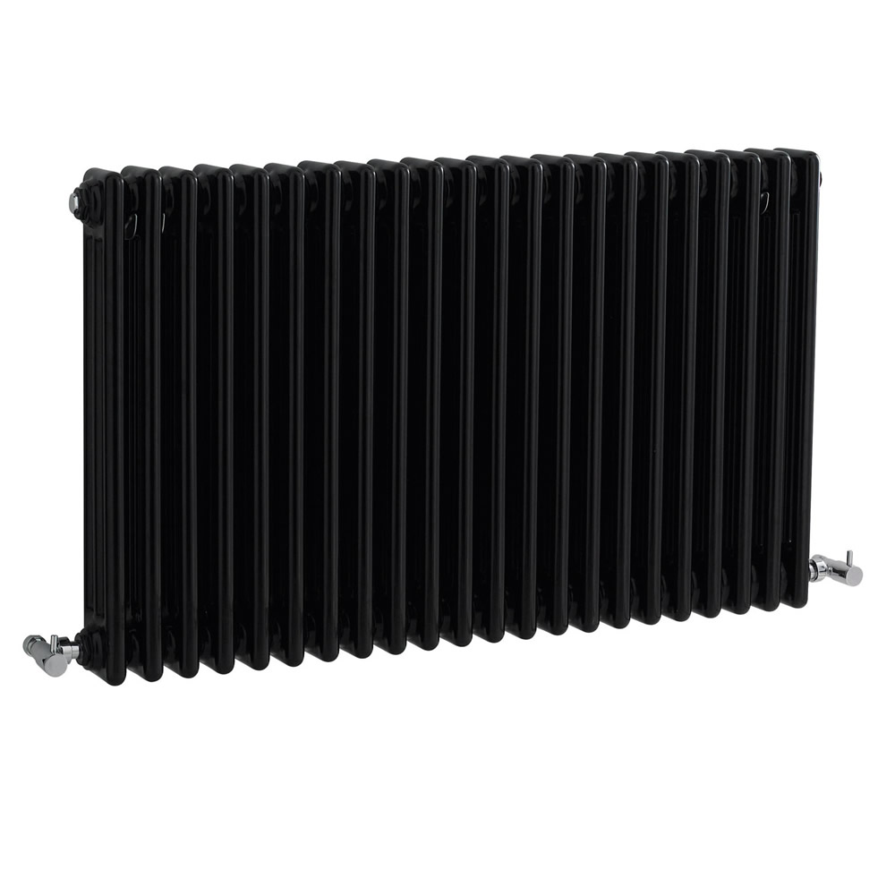 Radiateur Horizontal Style Fonte Noir Windsor 60cm x 101,1cm x 10cm 2217 Watts