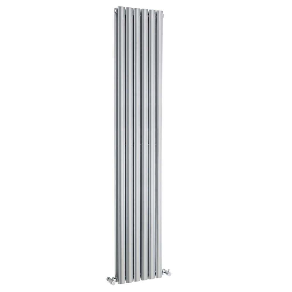 Radiateur Design Vertical Gris Argenté Vitality 180cm x 35,4cm x 7,8cm 1385 Watts