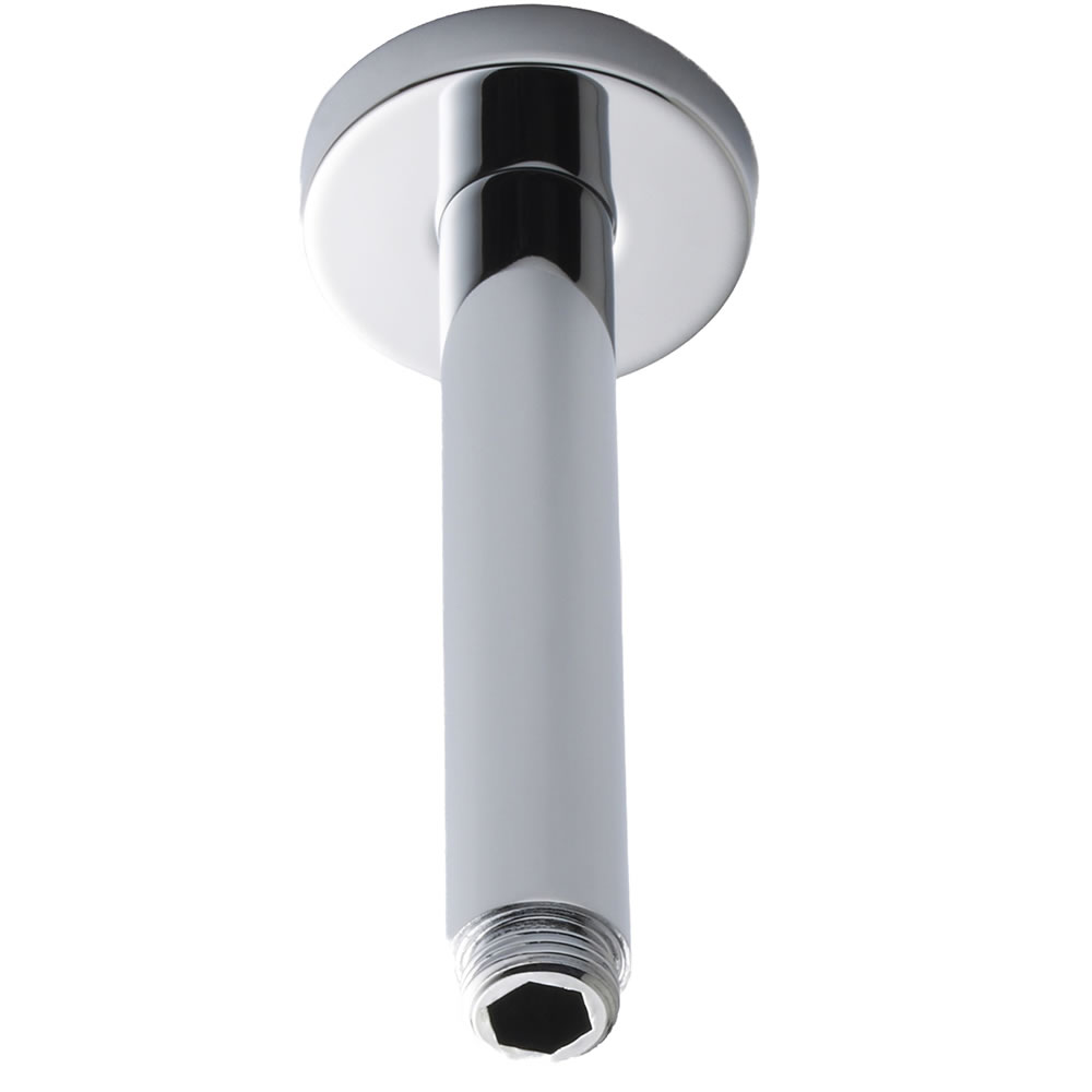 Bras pour Pomme de douche 15cm à fixer au plafond