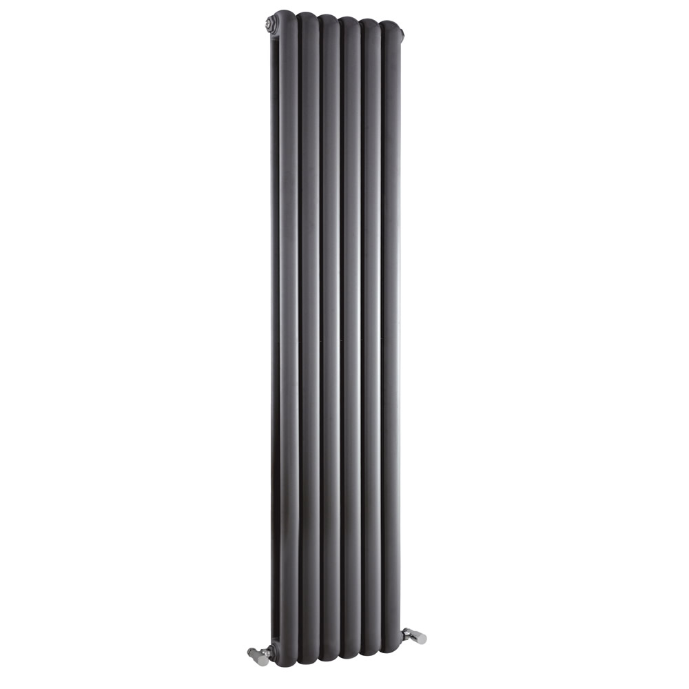 Radiateur Design Vertical Anthracite Saffre 150cm x 38,3cm x 8cm 1258 Watts