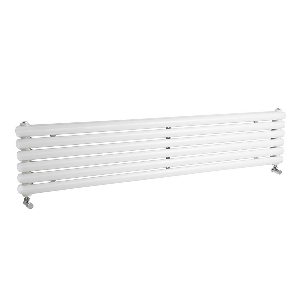 Radiateur Design Horizontal Blanc Saffre 180cm x 38,3cm x 8cm 1990 Watts