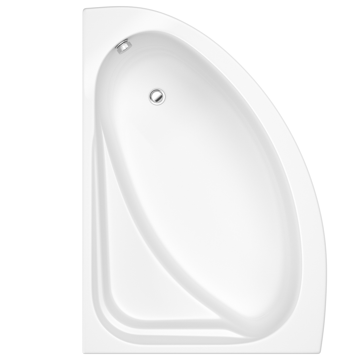 Baignoire d'Angle gauche 150x102cm