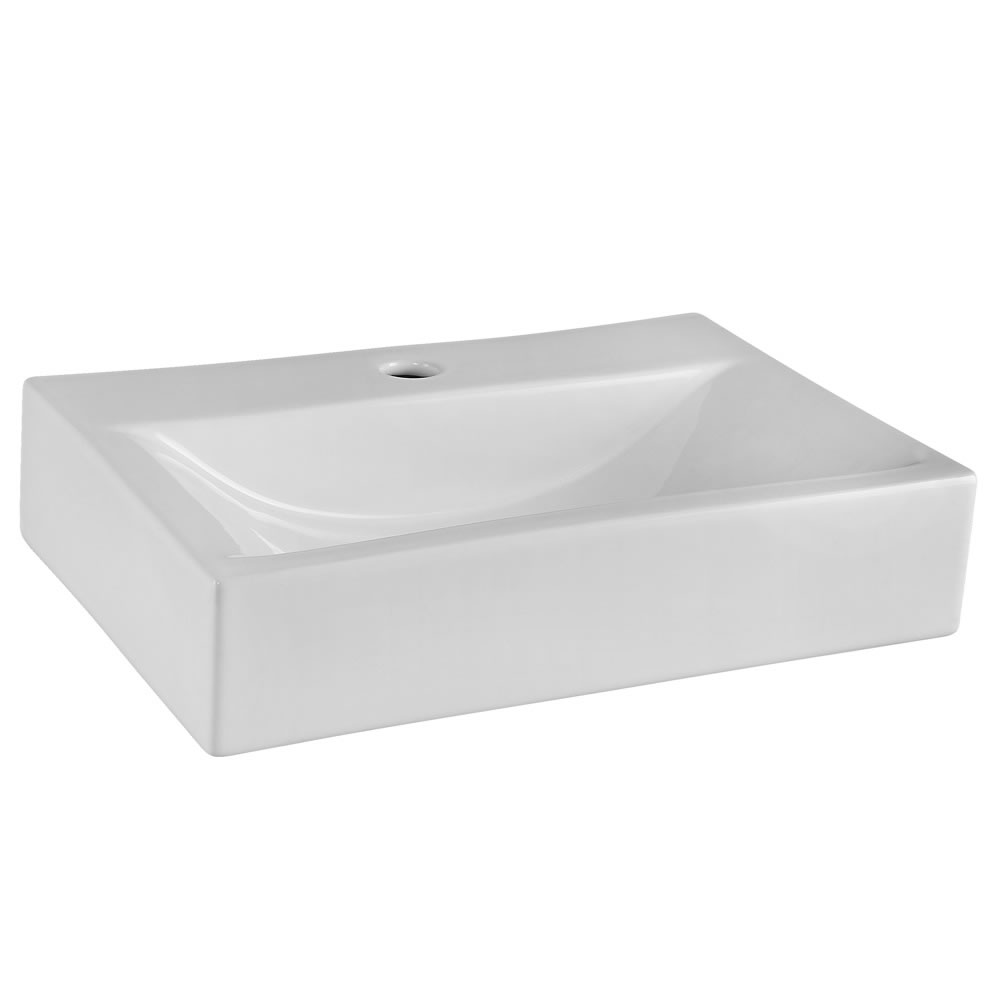 Vasque à poser rectangulaire 45x32cm céramique Vessel