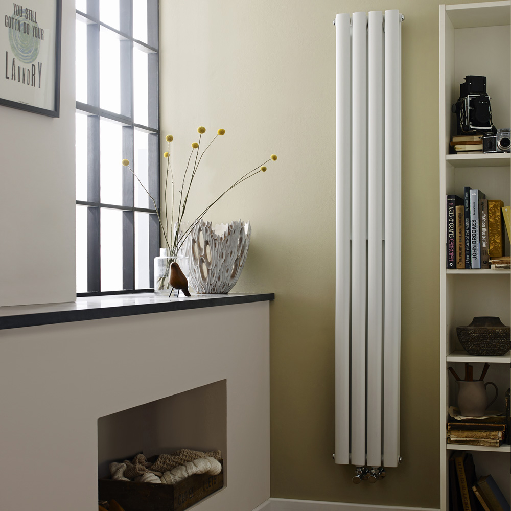 Radiateur Design Vertical Blanc Vitality 180cm x 23,6cm x 7,8cm 810 Watts