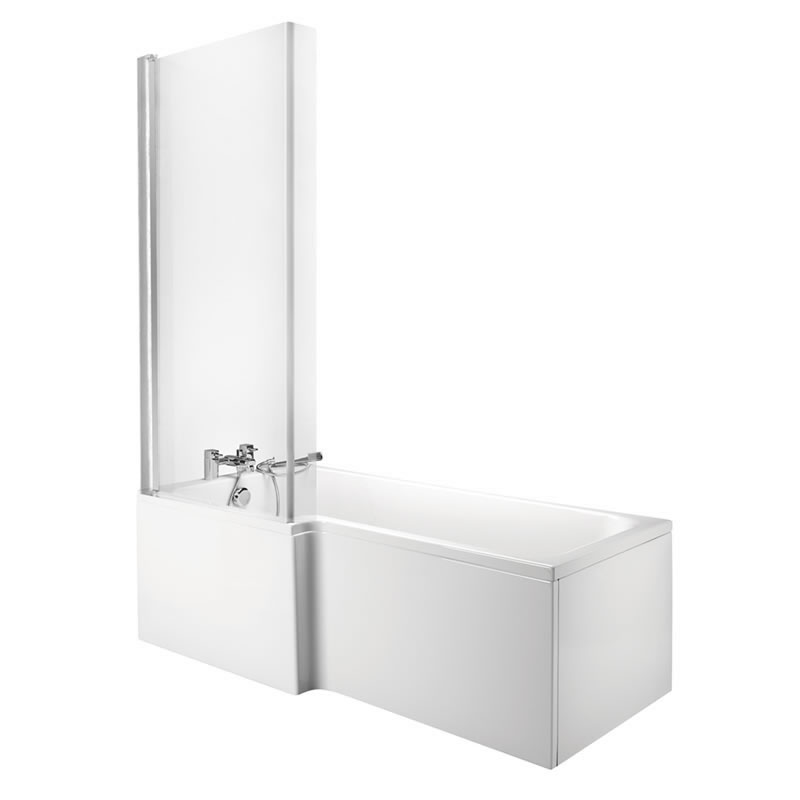 Baignoire asymétrique d'angle gauche 170x85cm