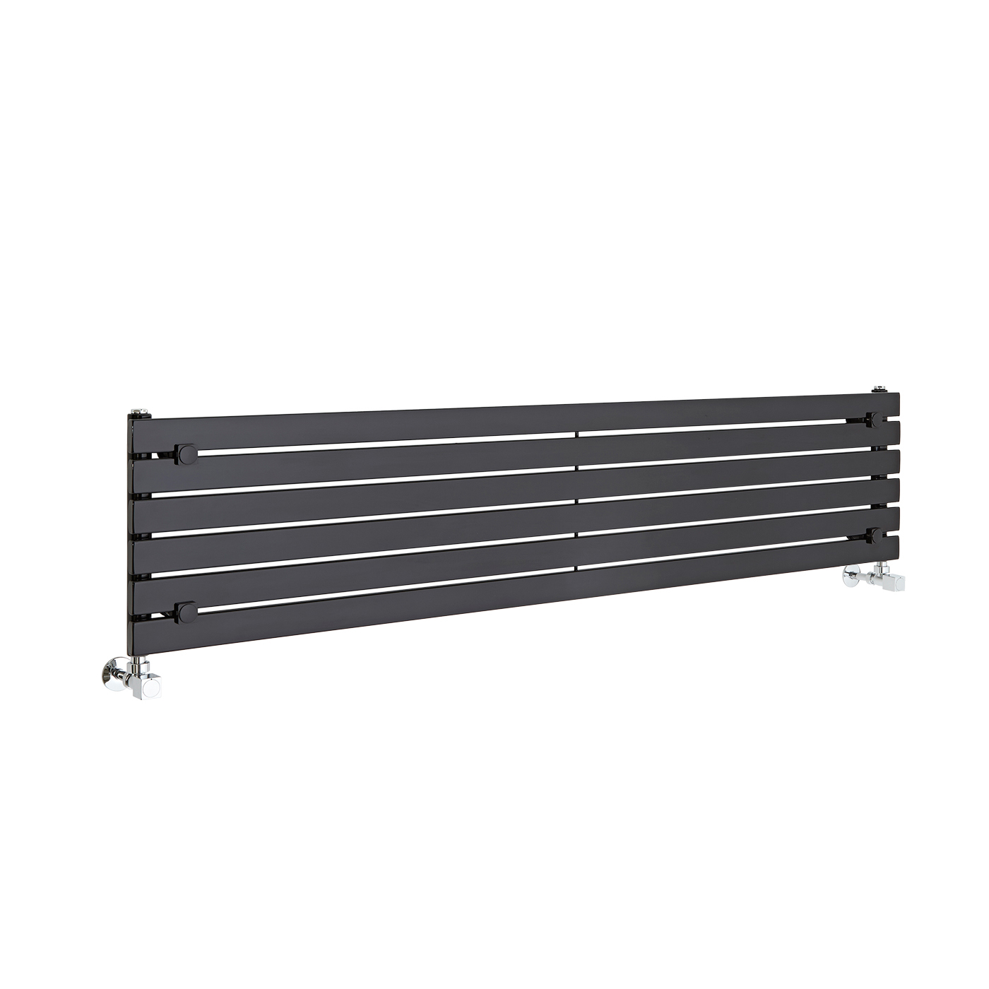 Radiateur Design Horizontal Noir Sloane 35,4cm x 160cm x 5,4cm 773 Watts