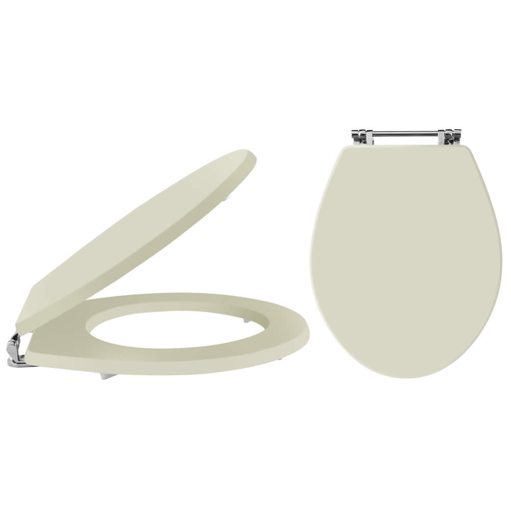 Abattant toilette WC Richmond rétro crème