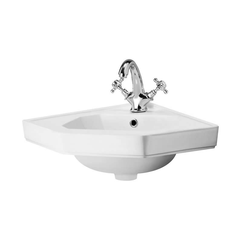 Lavabo d'angle suspendu 42x29cm Old London