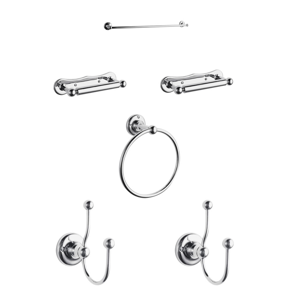 Ensemble d'accessoires de salle de bain Rétro Ambience