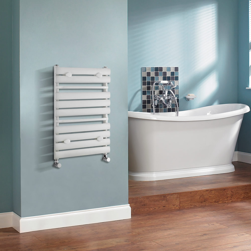 Sèche-Serviettes Blanc Select 65cm x 44,5cm x 4,5cm 456 Watts