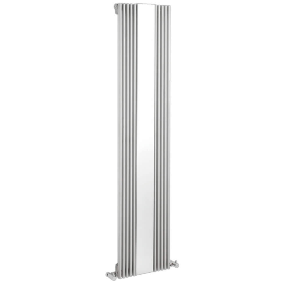 Radiateur Design Vertical avec Miroir Blanc Keida 160cm x 42cm x 6,3cm 840 Watts