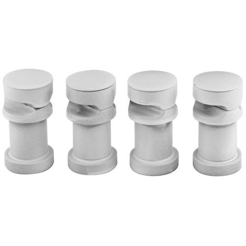 Supports muraux blancs pour fixation horizontale des radiateurs Vitality