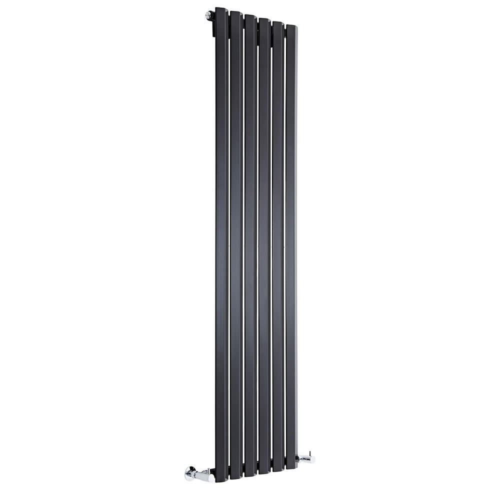Radiateur Design Vertical Noir Salisbury 160cm x 42cm x 6cm 946 Watts