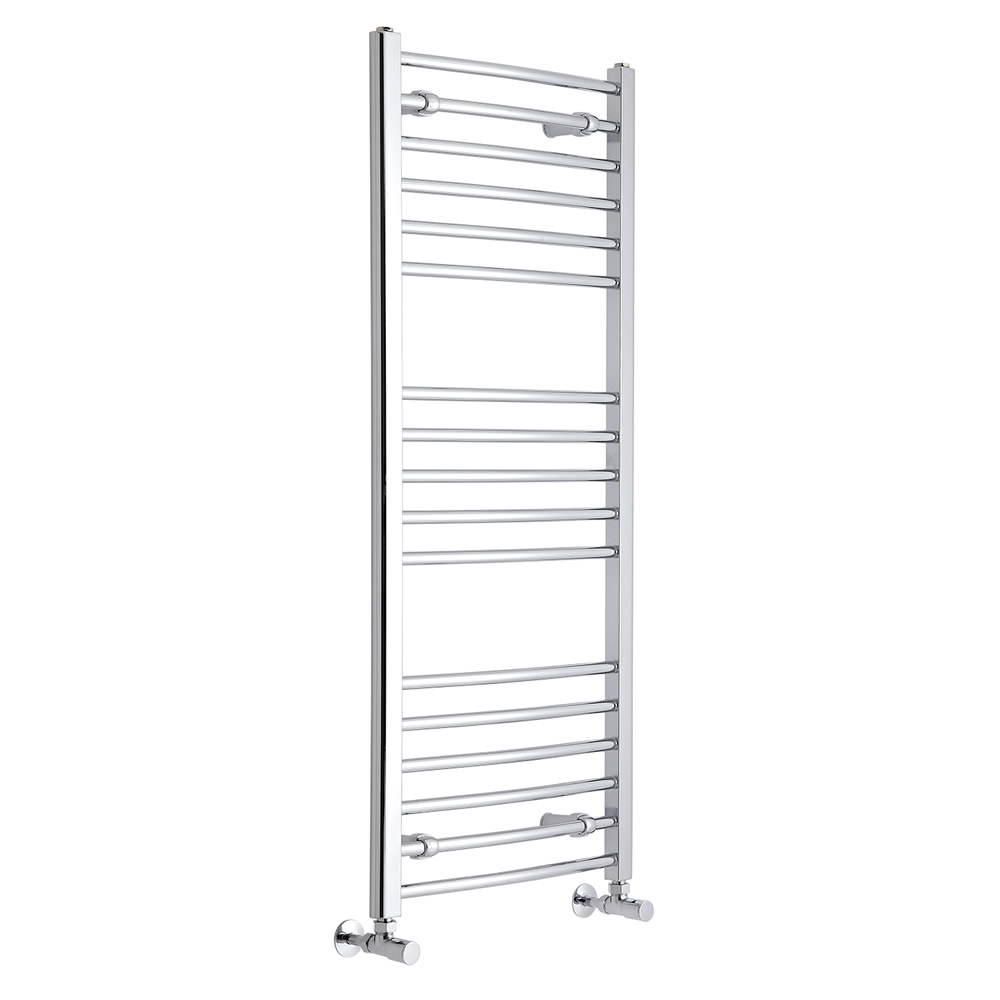 Hudson Reed Sèche-Serviettes Incurvé Chromé Eco 120cm x 50cm x 3cm 375 Watts