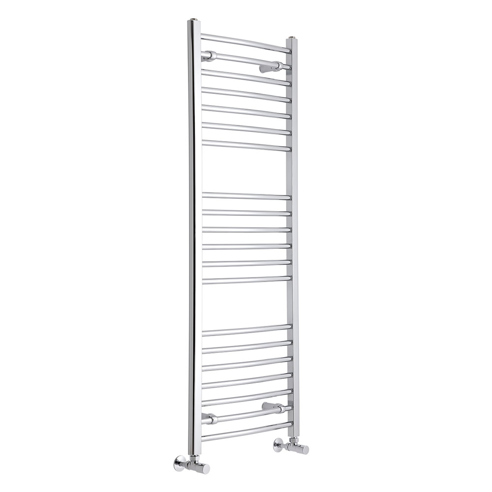 Hudson Reed Sèche-Serviettes Incurvé Chromé Eco 140cm x 50cm x 3cm 438 Watts