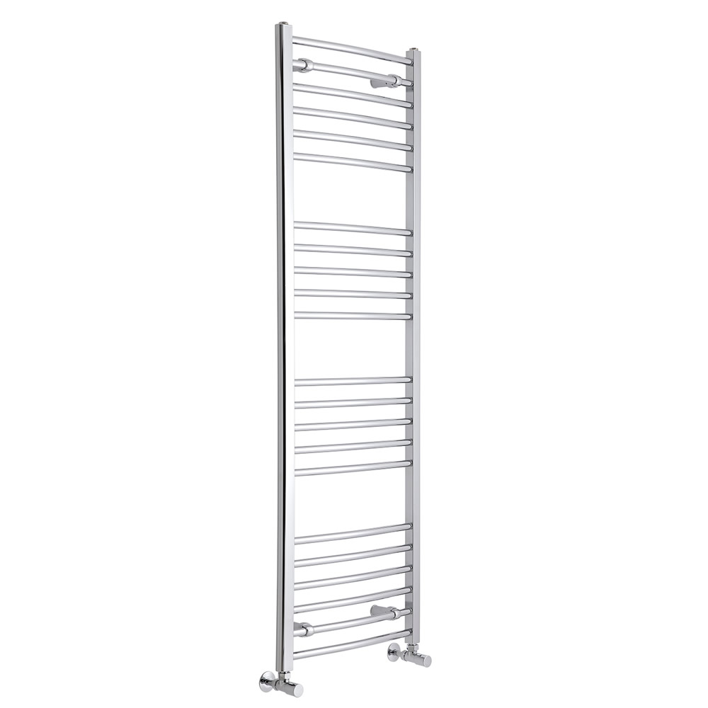 Hudson Reed Sèche-Serviettes Incurvé Chromé Eco 160cm x 50cm x 3cm 500 Watts