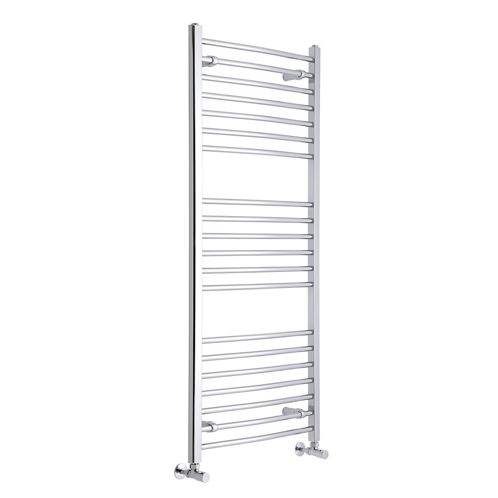 Hudson Reed Sèche-Serviettes Incurvé Chromé Eco 140cm x 60cm x 3cm 503 Watts