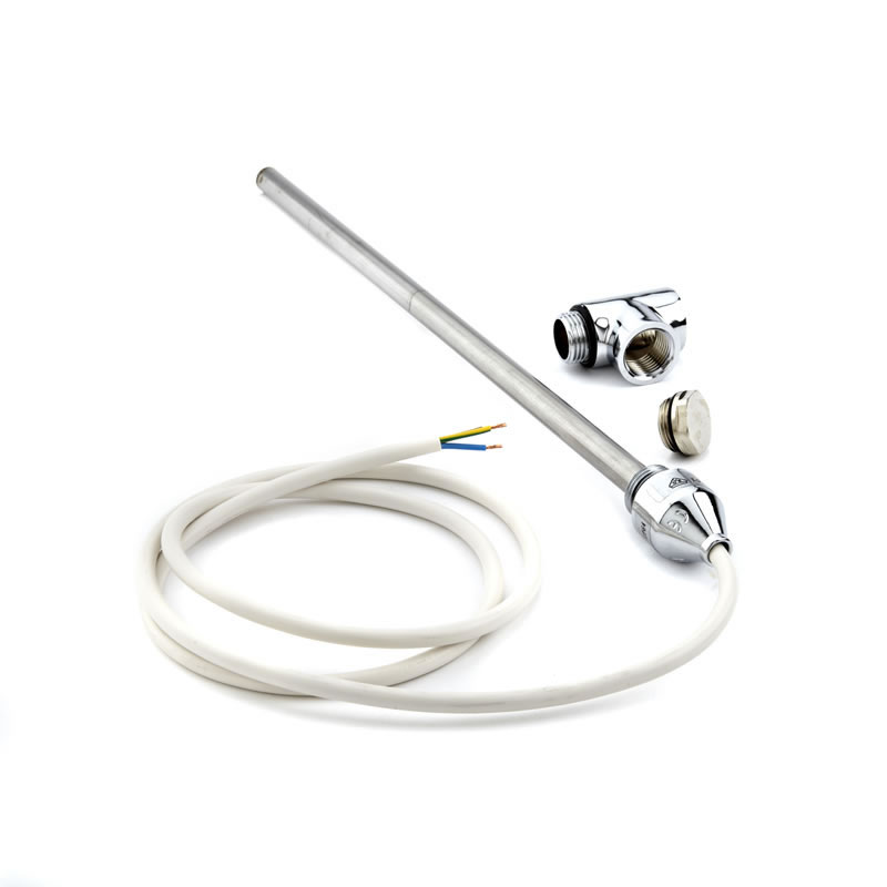 Élément chauffant électrique chromé 300W