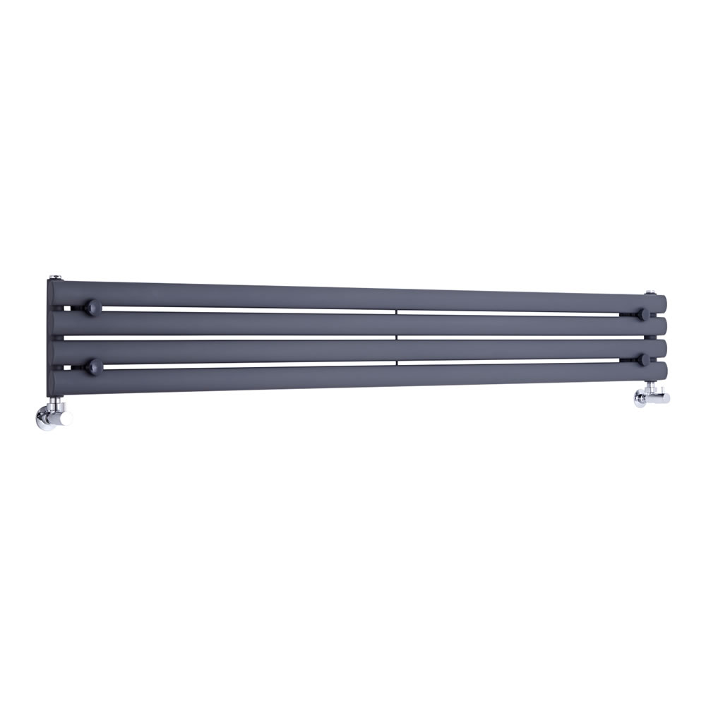 Radiateur Design Horizontal Anthracite Vitality 23,6cm x 178cm x 5,6cm 647 Watts