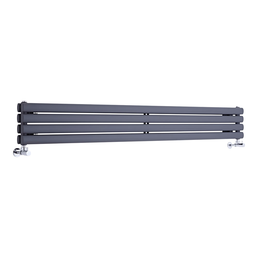Radiateur Design Horizontal Anthracite Vitality 23,6cm x 178cm x 7,8cm 921 Watts