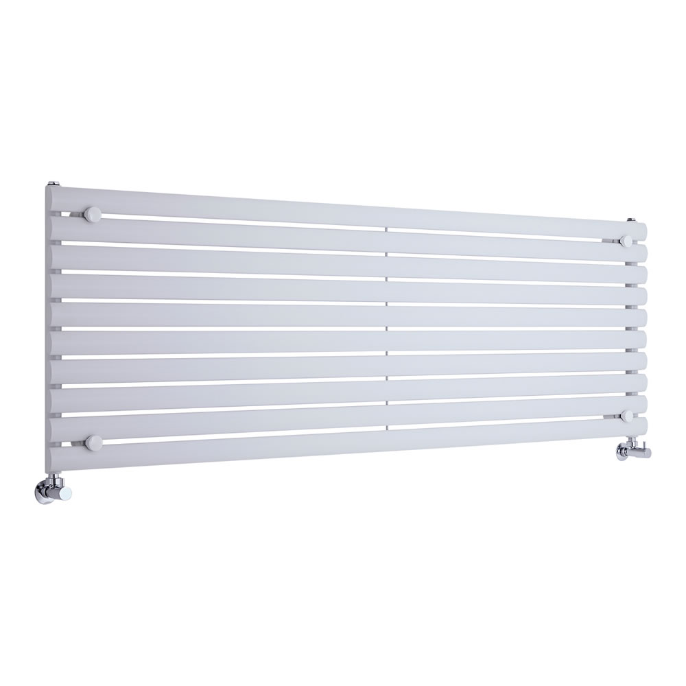 Radiateur Design Horizontal Blanc Vitality 59cm x 178cm x 5,5cm 1476 Watts