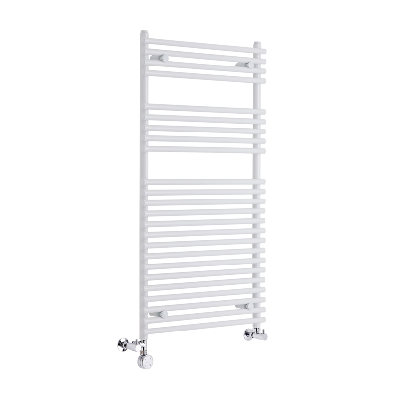 Sèche-Serviettes Mixte Blanc Ischia 115cm x 60cm x 7cm 516 Watts