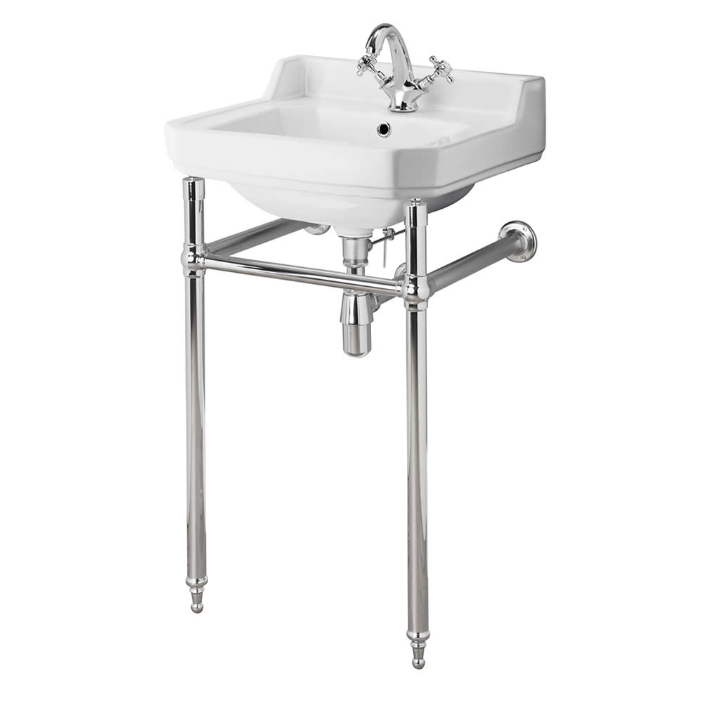 Lavabo rétro sur console 56cm Old London