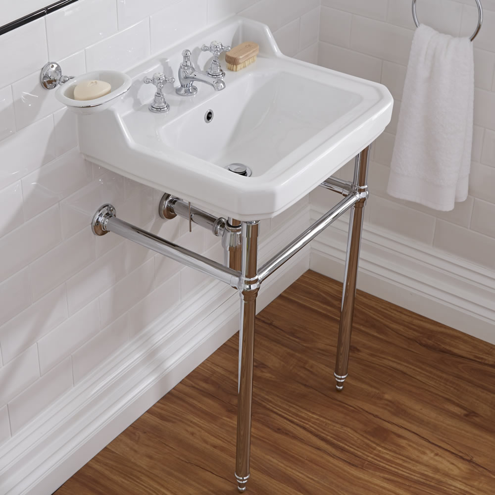 Lavabo rétro 3 trous 56cm Old London