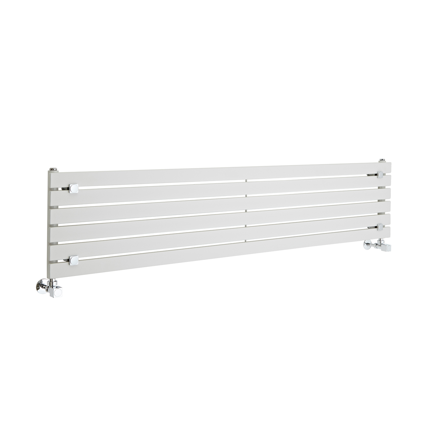 Radiateur Design Horizontal Blanc Sloane 35,4cm x 160cm x 5,4cm 773 Watts